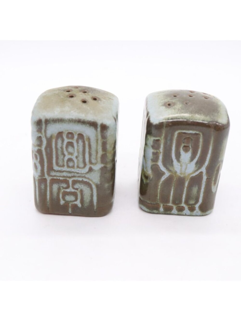 Mayan Aztec Prairie Green by FRANKOMA Salt & Pepper MCM - Picture 2 of 8